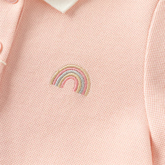 Dave&Bella Toddler Girls Autumn Cotton College Style A-line Dress