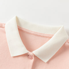 Dave&Bella Toddler Girls Autumn Cotton College Style A-line Dress