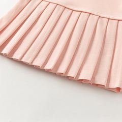 Dave&Bella Toddler Girls Autumn Cotton College Style A-line Dress