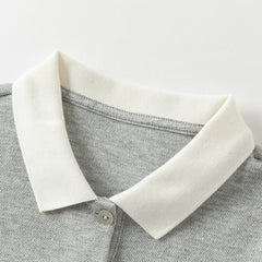 Dave&Bella Toddler Girls Autumn Cotton College Style A-line Dress