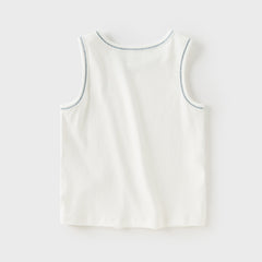 Dave&Bella Kids Girls/Boys Autumn Cotton Sleeveless Vests Tops