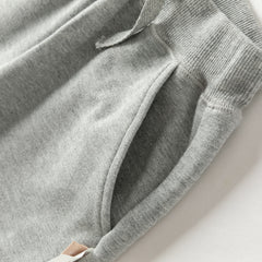 Dave&Bella Toddler Boys Winter Navy Blue Breathable Cotton Pants Suits Sets