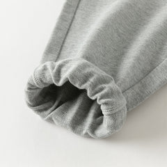 Dave&Bella Toddler Boys Winter Navy Blue Breathable Cotton Pants Suits Sets