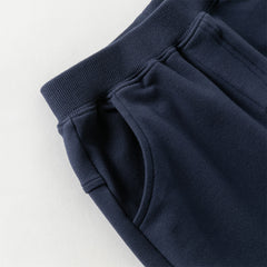 Dave&Bella Toddler Boys Playful Red White Striped Two-piece Pants Suits