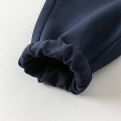 Dave&Bella Toddler Boys Playful Red White Striped Two-piece Pants Suits