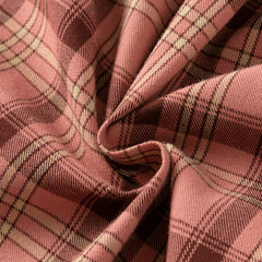 Dave&Bella Toddler Girls Pink Plaid Doll Collar Soft Birthday A-line Dress