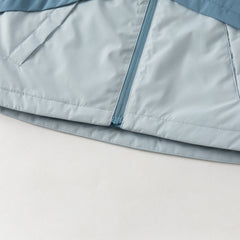 Dave&Bella Toddler Boys Blue Waterproof Hooded Outdoor Jackets