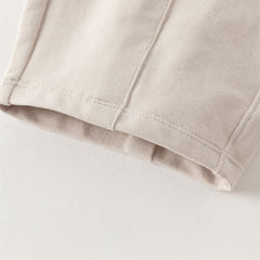 Dave&Bella Toddler Boys Grey/Apricot Daily Versatile Cozy Pants