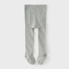 Dave&Bella Toddler Girls Grey Elegant Slim Stretchable Footed Lightweight Tights