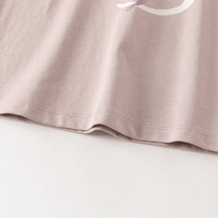 Dave&Bella Toddler Girls/Boys Multi-Color Cute Print Soft Daily Cotton T-shirts