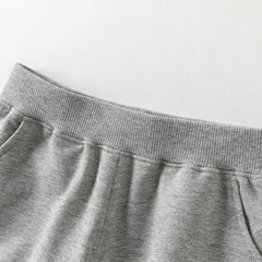 Dave&Bella Toddler Girls Grey/Pink Soft Cozy Casual Plain Pants