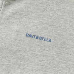 Dave&Bella Toddler Boys Gray Long-sleeved Hooded Outwear Single-layer Hooded Coats