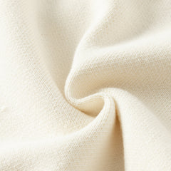 Dave&Bella Toddler Girls Beige Ruffle Collar Cozy Comfortable Cotton Knit Sweaters