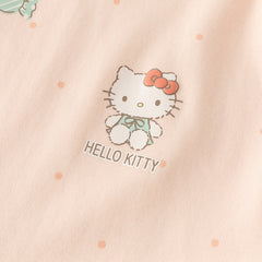 Dave&Bella Baby Girls Pink Cute Print Cotton Soft Comfortable Rompers