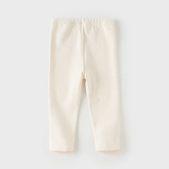 Dave&Bella Toddler Girls Pink/Beige/Apricot Comfortable Versatile Leggings