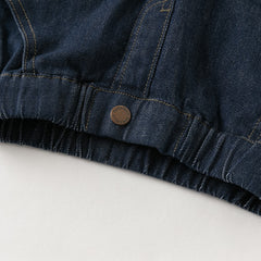 Dave&Bella Toddler Boys Denim Blue Fashion Loose Comfortable Jeans