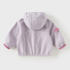 Dave&Bella Toddler Girls Multiple Colors Fleece Warm Soft Design Hooded Coats