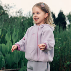 Dave&Bella Toddler Girls Multiple Colors Fleece Warm Soft Design Hooded Coats