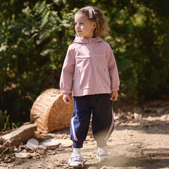 Dave&Bella Kid Girls/Boys Sea Green/Avocado Green/Pink Outdoor Hooded Jackets