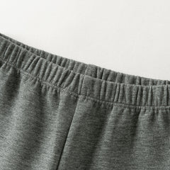 Dave&Bella Toddler Girls Grey Comfortable Versatile Simple Flared Pants
