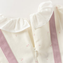 Dave&Bella Toddler Girls Purple Cute Doll Collar Cute A-line Dress