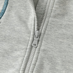 Dave&Bella Toddler Boys Light Grey Hooded Coat Sport Style Soft Pant Suits