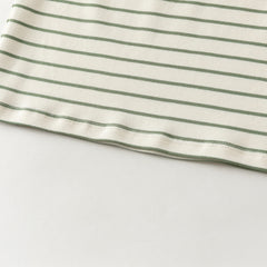 Dave&Bella Baby Boys/Girls Pink/Green/Purple Striped Casual Cozy Comfortable T-shirts