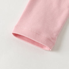 Dave&Bella Baby Boys/Girls Pink/Green/Purple Striped Casual Cozy Comfortable T-shirts