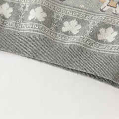 Dave&Bella Toddler Boys Grey Casual Soft Cotton Sleeveless Sweater Outwear Vests