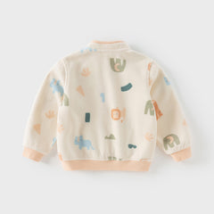 Dave&Bella Toddler Boys’ Fleece Jacket – Autumn 2025 New Release “Hug Jacket”