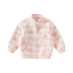 Dave&Bella Toddler Girls’ Fleece Jacket – Autumn 2025 New “Hug Jacket”