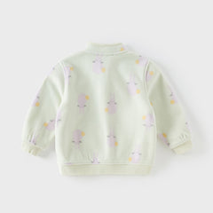 Dave&Bella Toddler Girls’ Fleece Jacket – Autumn 2025 New “Hug Jacket”