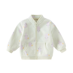 Dave&Bella Toddler Girls’ Fleece Jacket – Autumn 2025 New “Hug Jacket”