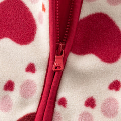 Dave&Bella Toddler Girls’ Fleece Jacket – Versatile New “Hug Jacket”