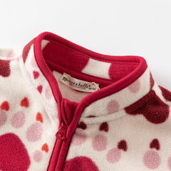 Dave&Bella Toddler Girls’ Fleece Jacket – Versatile New “Hug Jacket”