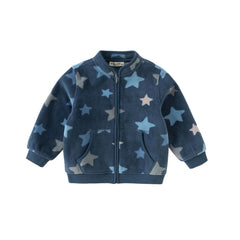 Dave&Bella Toddler Boys’ Fleece Jacket – Autumn 2025 New Release “Hug Jacket”