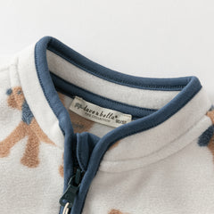 Dave&Bella Toddler Boys’ Fleece Jacket – Autumn 2025 New Release “Hug Jacket”