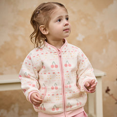 Dave&Bella Toddler Girls Multi-color&print Turtle Soft Fleece Jackets