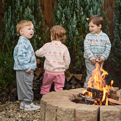 Dave&Bella Toddler Girls Multi-color&print Turtle Soft Fleece Jackets