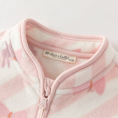 Dave&Bella Toddler Girls Multi-color&print Turtle Soft Fleece Jackets