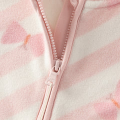 Dave&Bella Toddler Girls Multi-color&print Turtle Soft Fleece Jackets