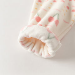 Dave&Bella Toddler Girls Multi-color&print Turtle Soft Fleece Jackets