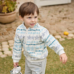 Dave&Bella Toddler Boys Cute Print Turtle Soft Fleece Jackets