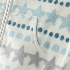 Dave&Bella Toddler Boys Cute Print Turtle Soft Fleece Jackets