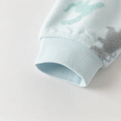 Dave&Bella Toddler Boys Cute Print Turtle Soft Fleece Jackets