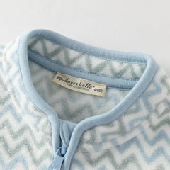 Dave&Bella Toddler Girls/Boys Stylish Wave Print Outwear Lightweight Fleece Jackets