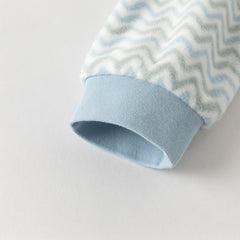 Dave&Bella Toddler Girls/Boys Stylish Wave Print Outwear Lightweight Fleece Jackets