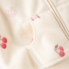 Dave&Bella Toddler Girls’ Fleece Jacket – Autumn 2025 New “Hug Jacket”