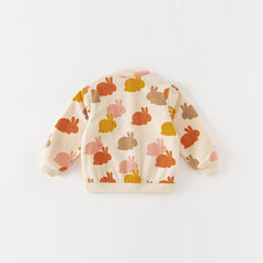 Dave&Bella Toddler Girls’ Fleece Jacket – Autumn 2025 New “Hug Jacket”