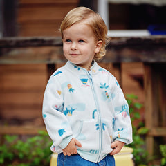 Dave&Bella Toddler Boys’ Fleece Jacket – Autumn 2025 New Release “Hug Jacket”